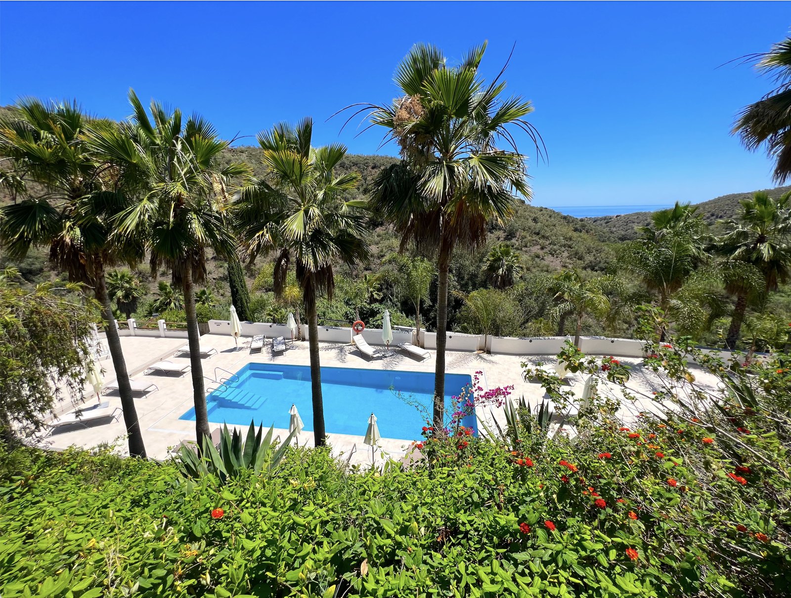 The pool at Centro Santillán